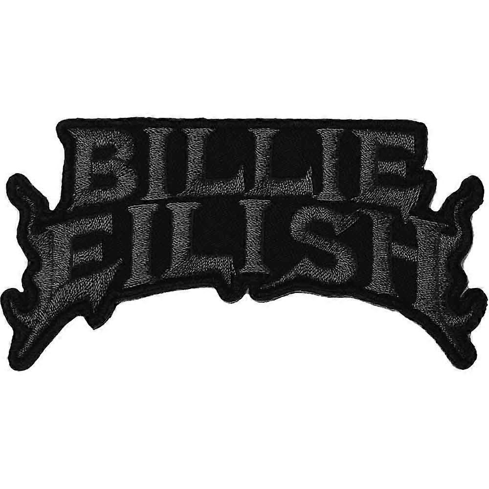Billie Eilish Patch Flame Black new Official Black