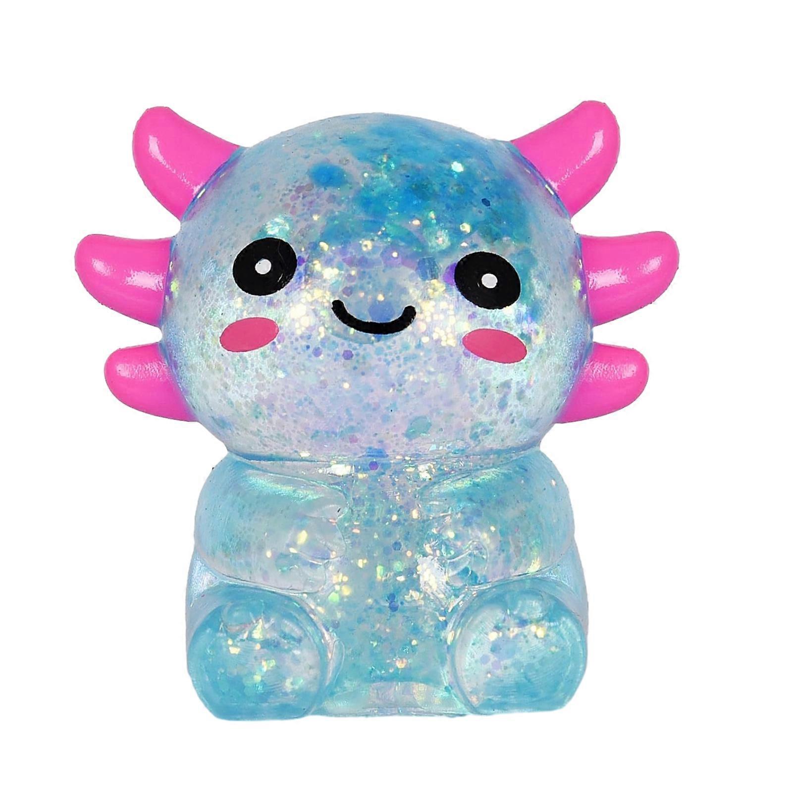 14Pcs Glitter Salamander Squeeze Toy for Regular Use Durable Functiona