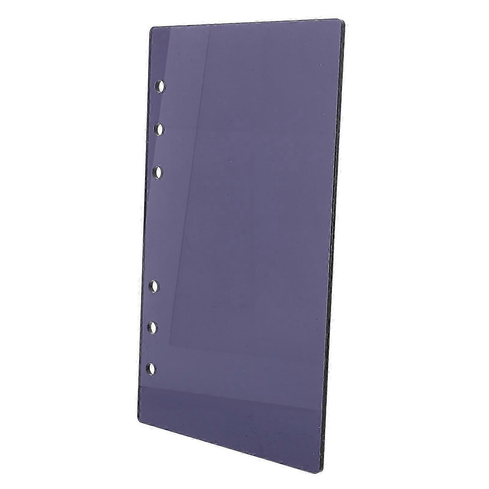 Refillable A6 Binder Cover for Planner with Acrylic Shell