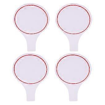 Handheld Scoreboard for Judges with Foam Material for Outdoor Performance 4Pcs