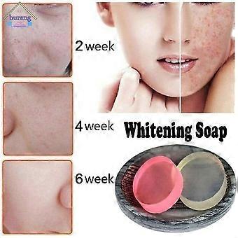 Adult round crystal soap for face and body whitening and cleansing, portable soap body cleaning tool
