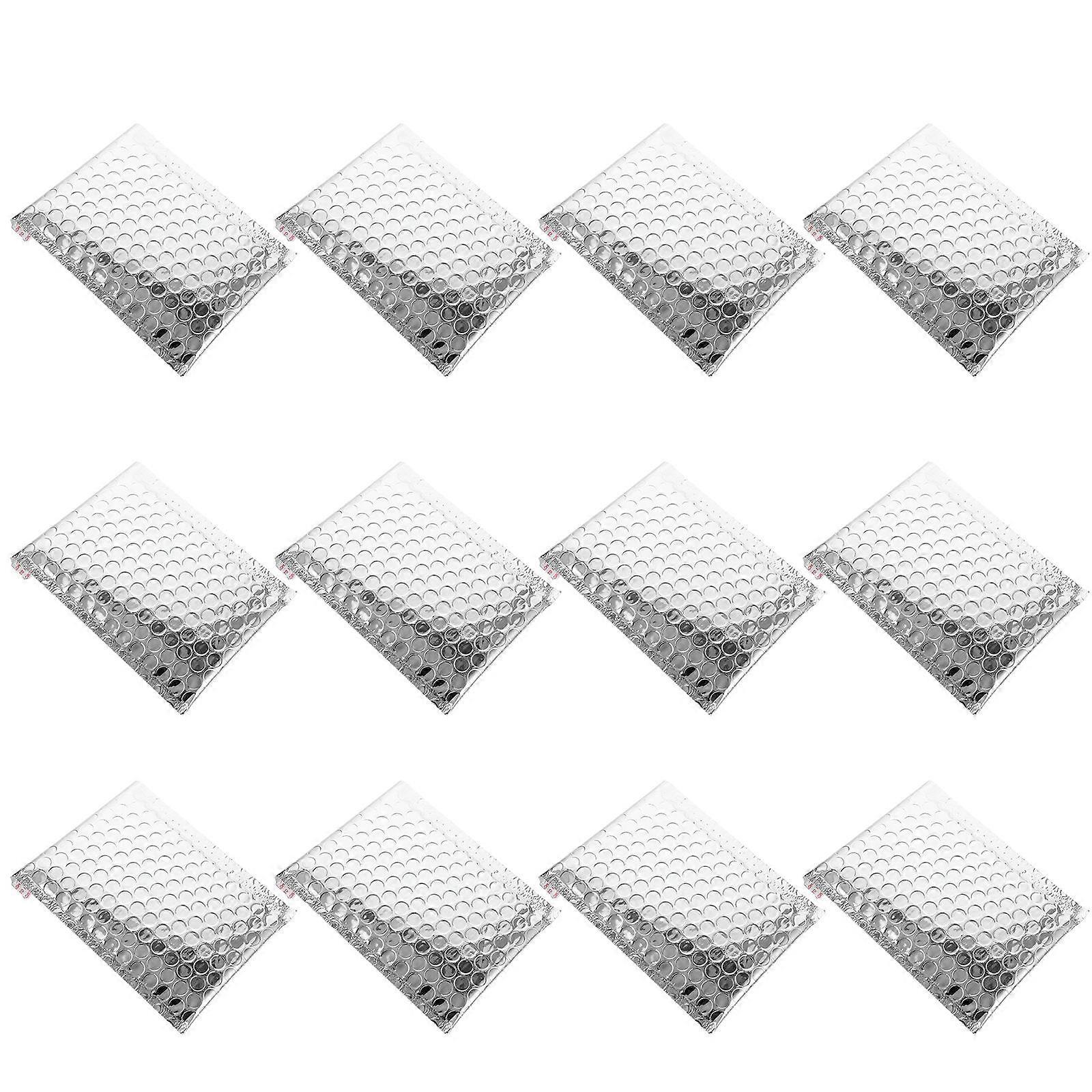 Silver Bubble Mailing Bag for Shockproof Packaging 50Pcs