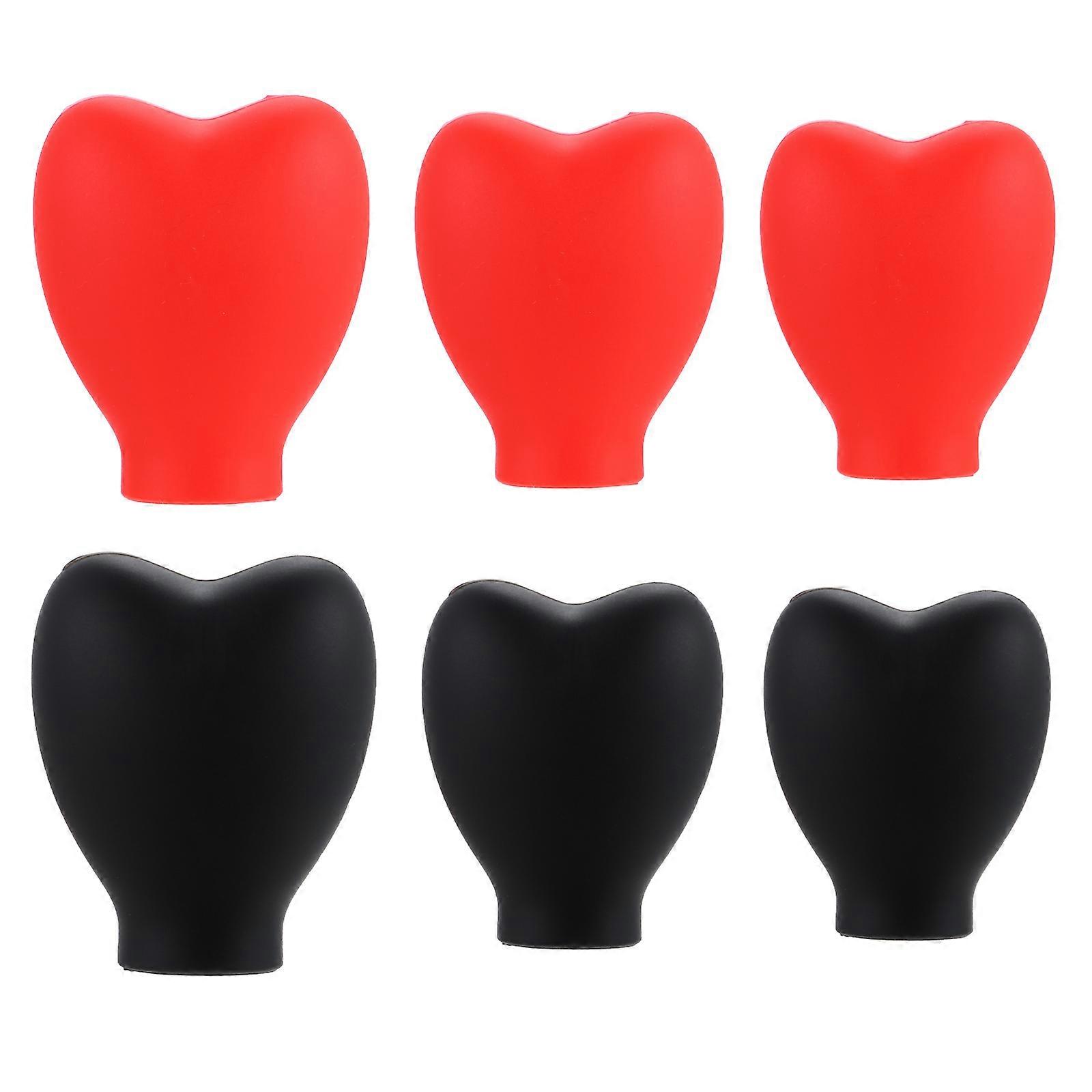 Makeup Brush Covers Silicone Brush Protector for Makeup Brushes 6Pcs Set