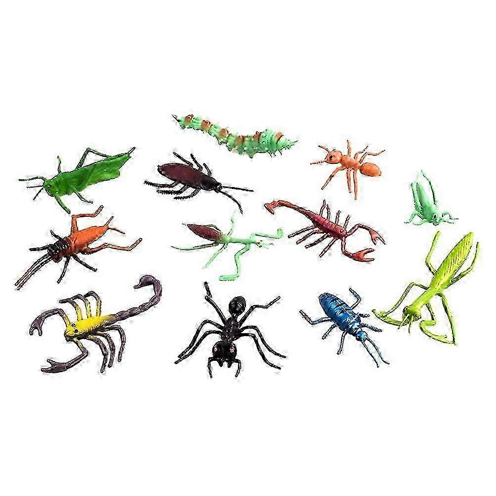 Simulation Insect Figures for Kids Playing 12Pcs Assorted Model Set