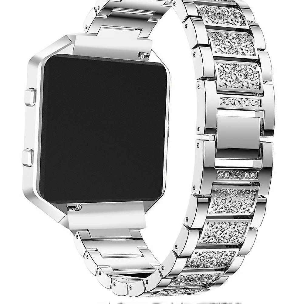 Watch Strap Accessory for Smartwatch Silver Unique