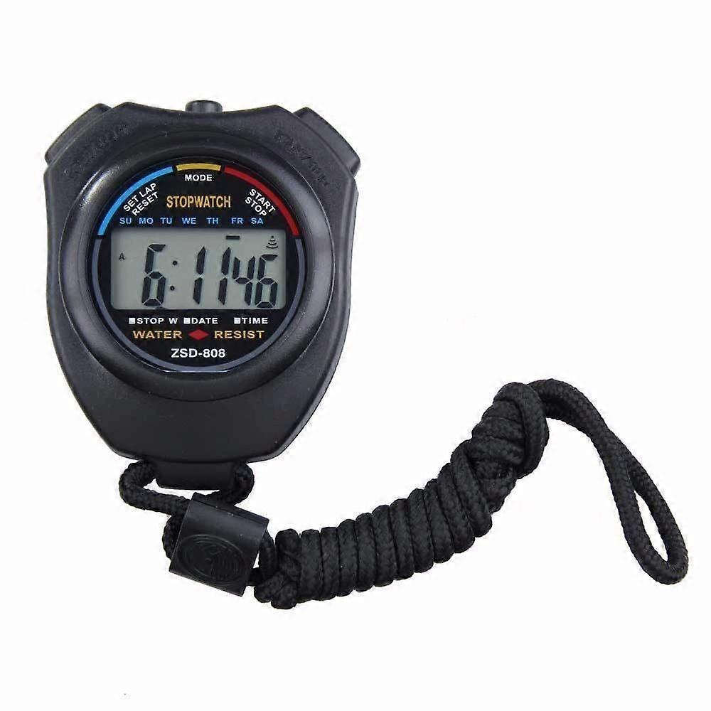 ZSD-808 Multi-function Electronic Stopwatch, Competition-grade Stopwatch with Multiple Tracks compatible