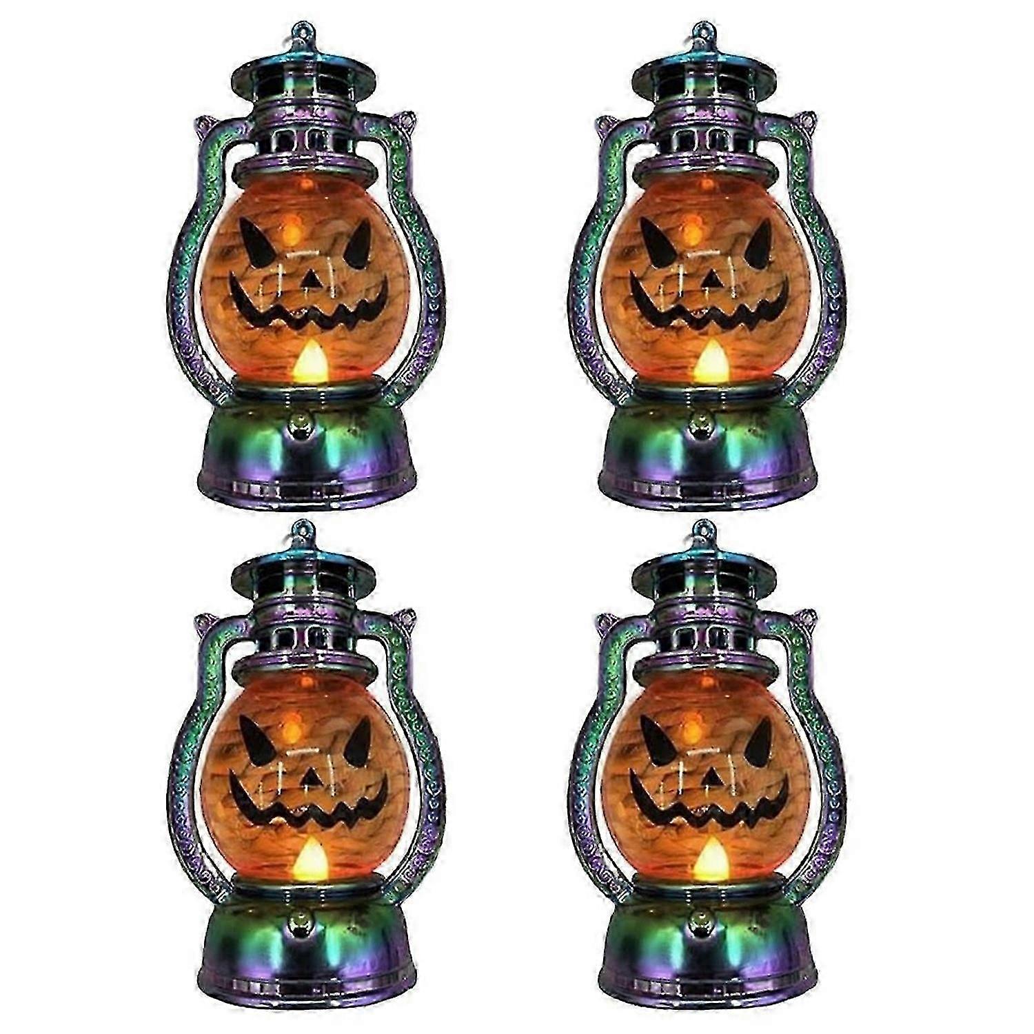 Halloween lights, mini lanterns, indoor lantern decorations, A