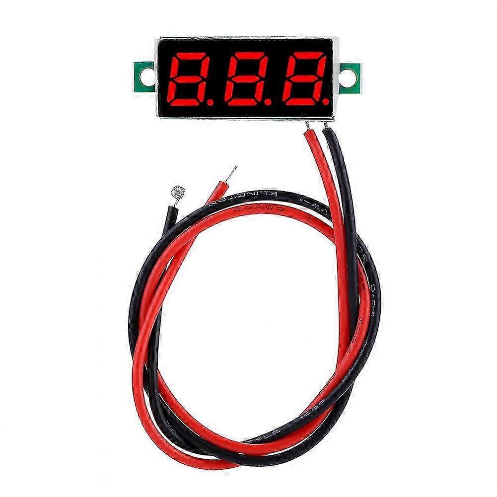 1pc Digital 0.28LED Display Voltmeter DC Voltage Meter Panel 2.5-30V (Red)