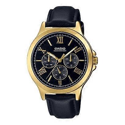 CASIO COLLECTION MULTIFUNCTION LEATHER - BLACK
