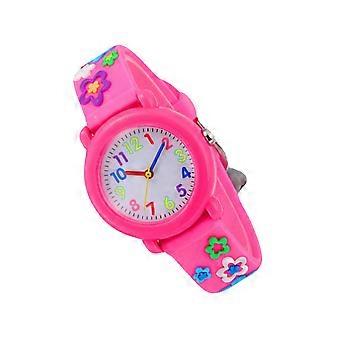 Waterproof Kids Watch Lovely Wristwatch for Kids 1Pcs Pink Durable Design