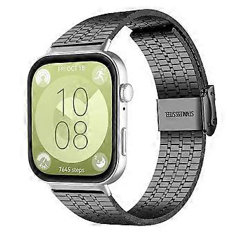 Smartwatch band stainless steel for Huawei Watch Fit 5 4 / Fit 5 4 Pro / 3 Black