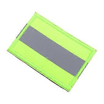 Reflective Patch  Visibility Safety Sticker with Hook Attachment for Jackets Backpacks and Gear
