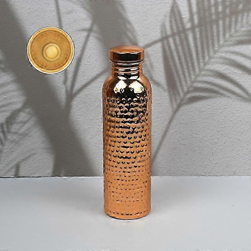 Copper Bottle 800ml), Hammered Copper Water Bottle