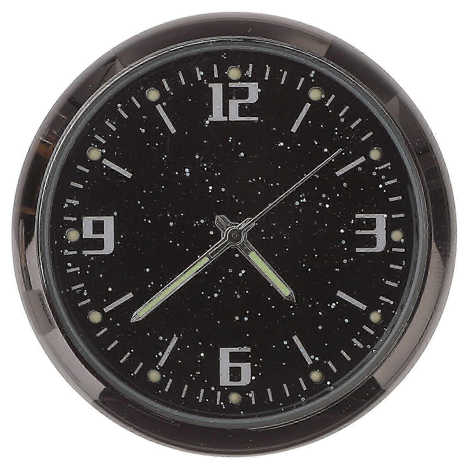 Car Clock Delicate Mini Clock Car Dashboard Stick On Clock compatible with Car Decoration