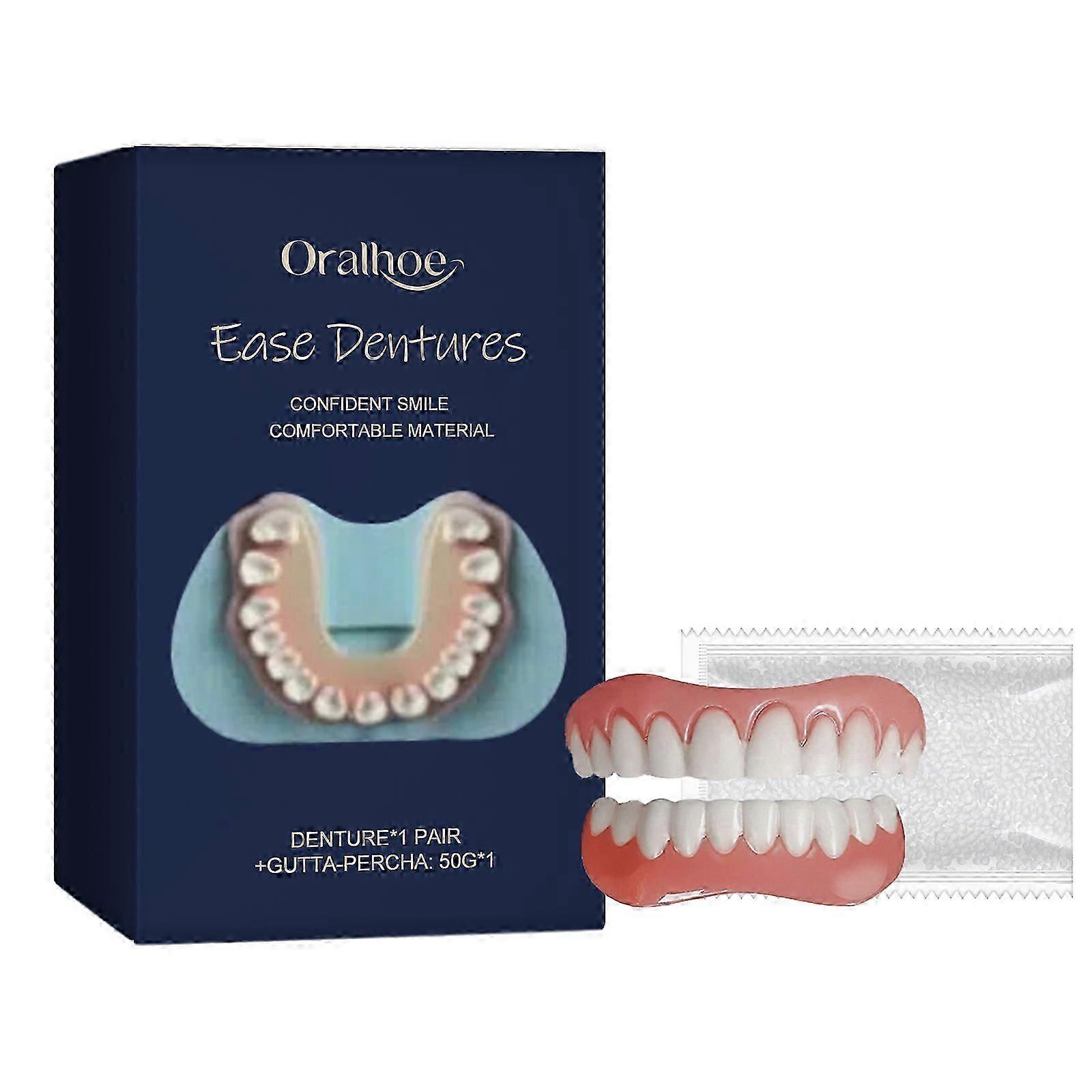 3pcs Denture Modification Kit, Comfortable Material Fake Teeth Set high quality