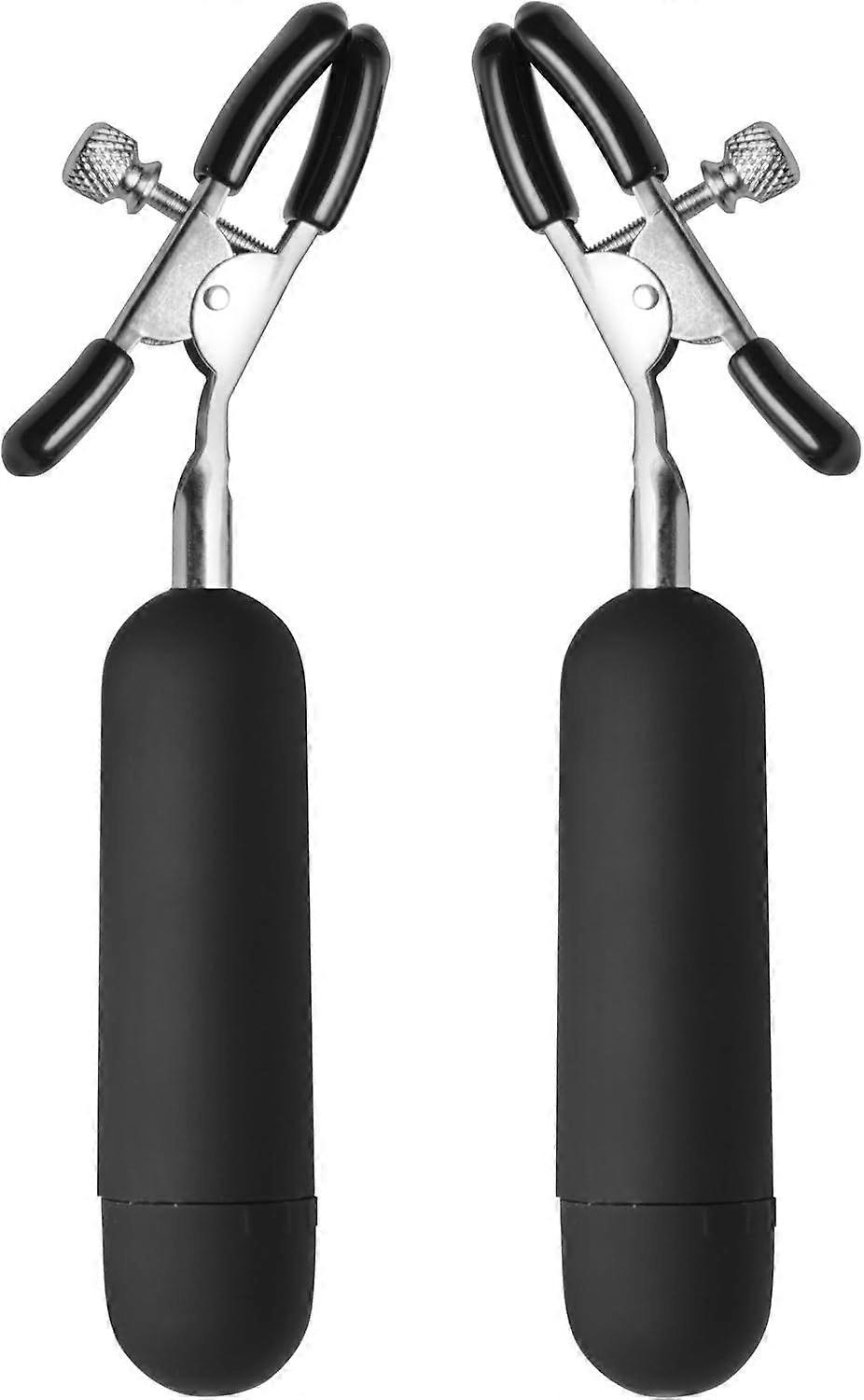 Dark  Vibrating Nipple Clamps
