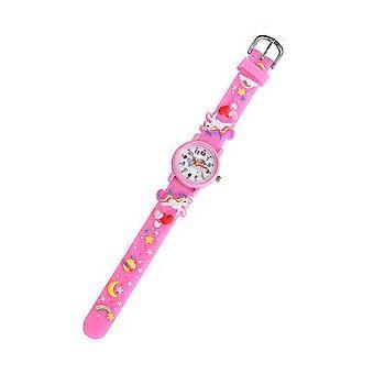 Montre enfant à motif dessin animé, montre-bracelet garçon/fille en acier inoxydable étanche, 21 x 1,5 cm, 1 pièce