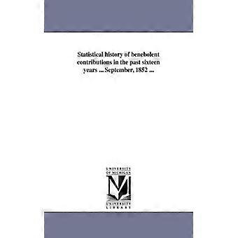 Statistical History Of Benebolent Contributions In The Past Sixteen Years. Sep - American Board of Commissioners for Fore - Paperback - English Book