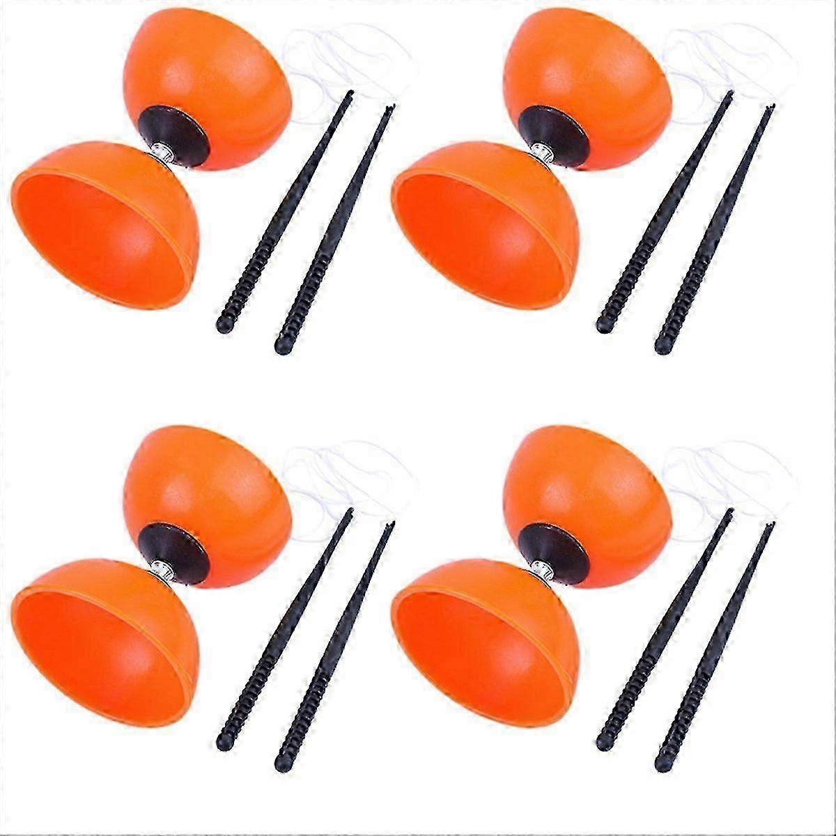 Double-Headed Shaking Rod Diabolo orange