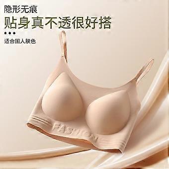 Seamless Invisible Thin Comfortable Big Breast Minimizer Push Up Anti Sagging Women Bra