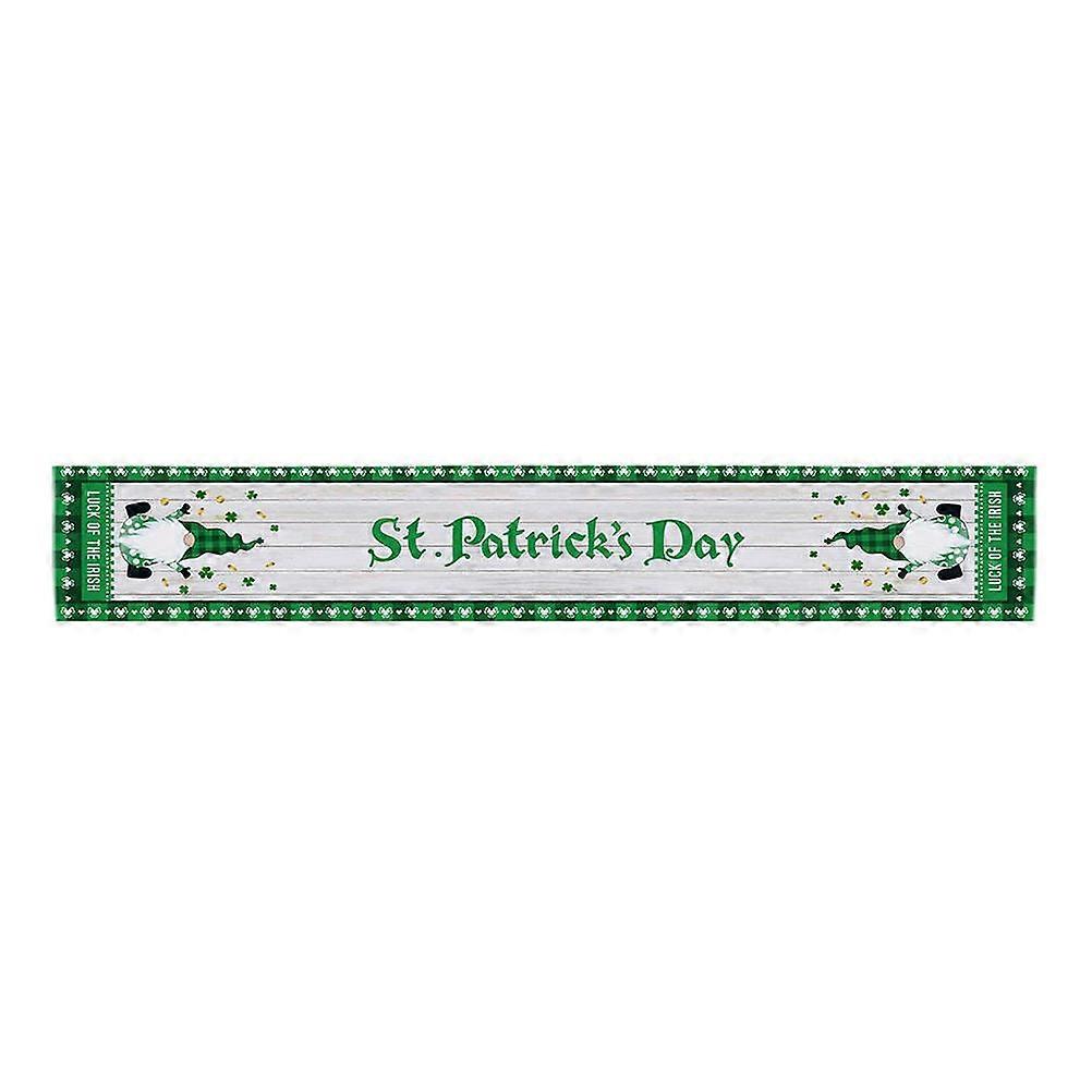 Waterproof Table Runner Decorative Table Runner for Party St. Patrick's Day Theme