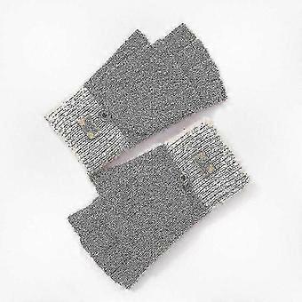 Warme gebreide touchscreenhandschoenen geschikt voor de winter met elastische fleece en antislipfuncties