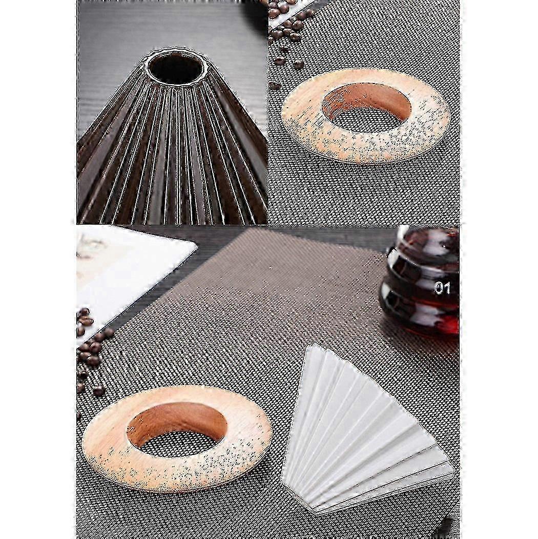 Ceramic Wood Coffee Dripper