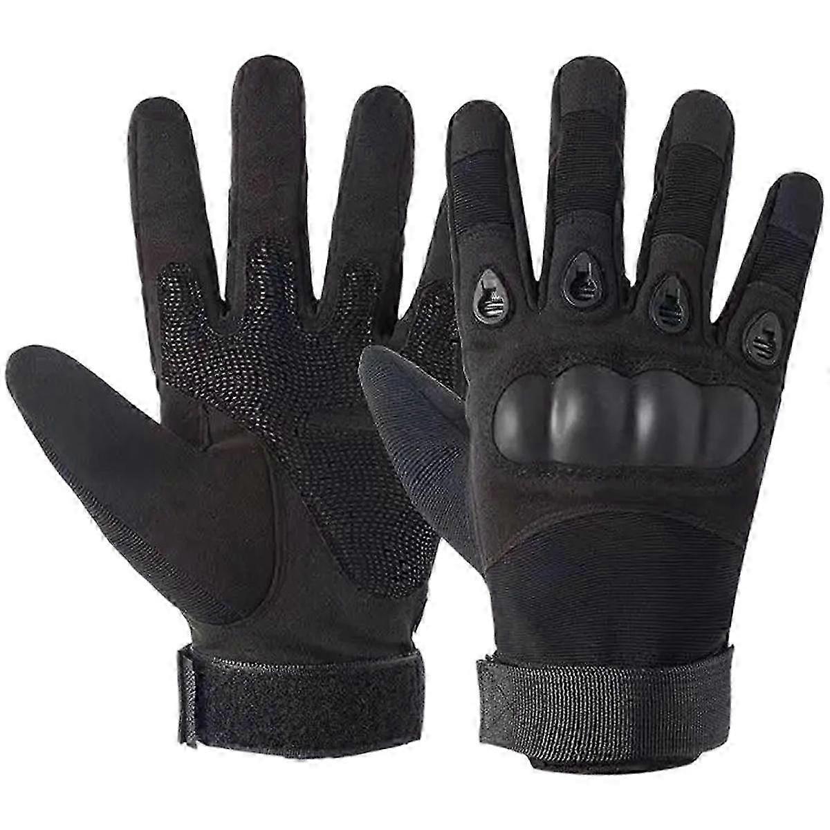 Hard-Knuckle Touchscreen Tactical Gloves
