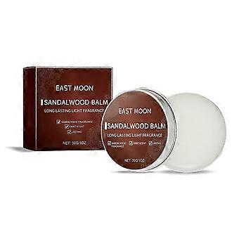 East Moon Men's Sandalwood Solid Incense Cream featuring Fresh Natural Fragrance for Long-Lasting Charm
