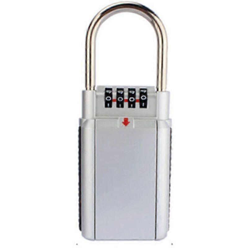 1 PCS Key Box, Silver Coded Key Box, Storage Combination Safe, Secure Storage for Selected Access Keys