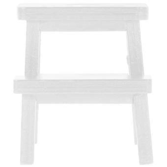 Dollhouse Small Furniture Miniature Wood Stool for Decoration
