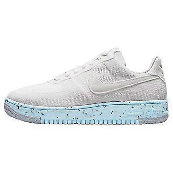 Nike Air Force 1 Low Crater Flyknit White Ice Blue Dames DC7273-100