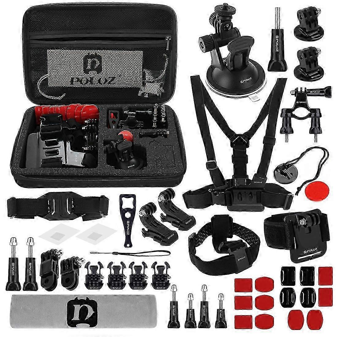 45-Piece Action Cam Mount Bundle
