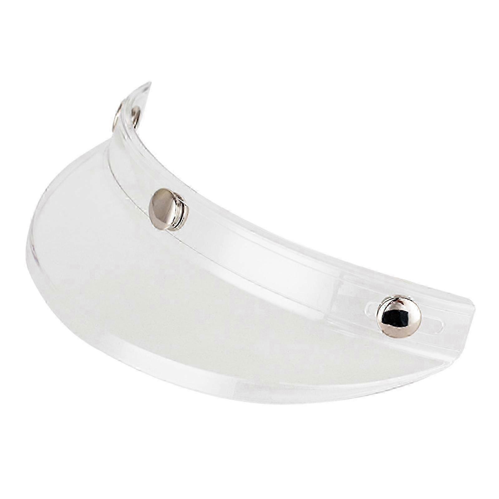 Flip-Up Motorcycle Visor for 3-Snap Helmets