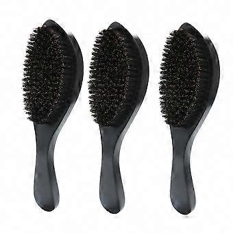 Style Natural Waves 3-Pack Curved Wave Brush with Wild Boar Bristles