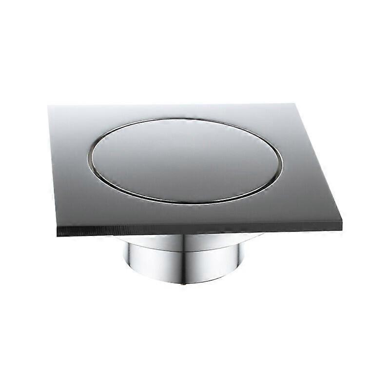 Heavy Duty Square Floor Drain, Removable Grate, Thick Brass Construction