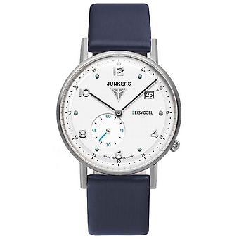Junkers eisvogel f13 Quartz Analog Woman Watch with Cowskin Bracelet 6731-3
