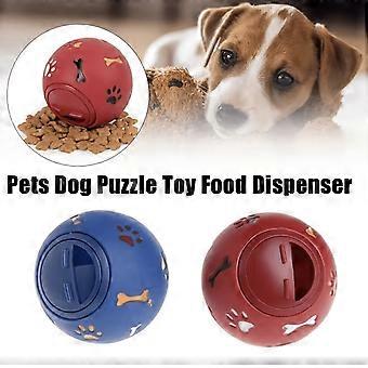 2 Pcs Dog Treat Dispenser Ball, Chew-Resistant Interactive Puzzle Toy for Cats and Dogs, Rolling Treat Ball for Play and Training