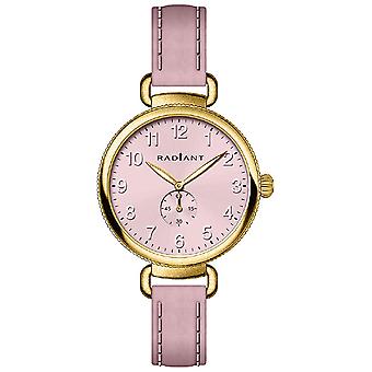 Radiant new enchante Quartz Analog Woman Watch with RA422202 Cowskin Bracelet