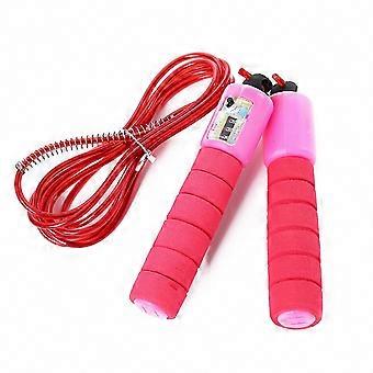 Anti-Wind Adjustable Jump Rope with Built-in Counter | Steel Wire Rope Wear-Resistant Design