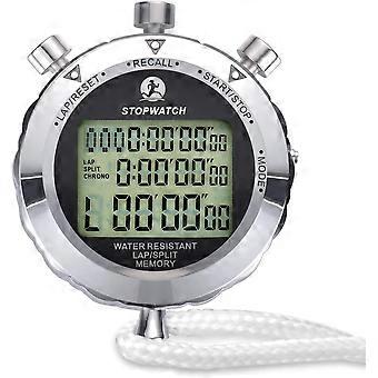Precision Stainless Steel Stopwatch With Large Display