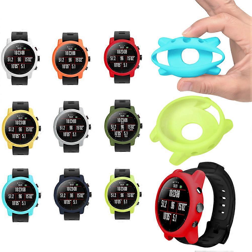 Handwatch Protective Frame Silicone Scratch Resistant Cover Shell