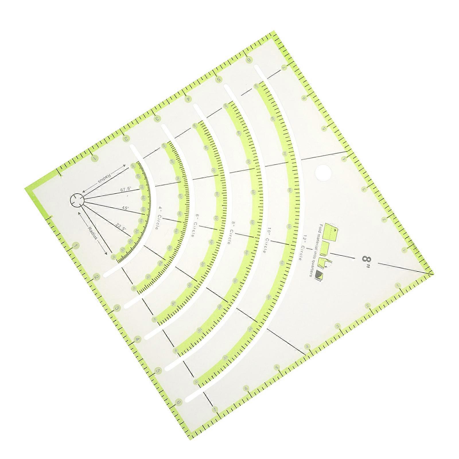 Patchwork Ruler Quilting Ruler Multi-Functional for Cutting Fabric