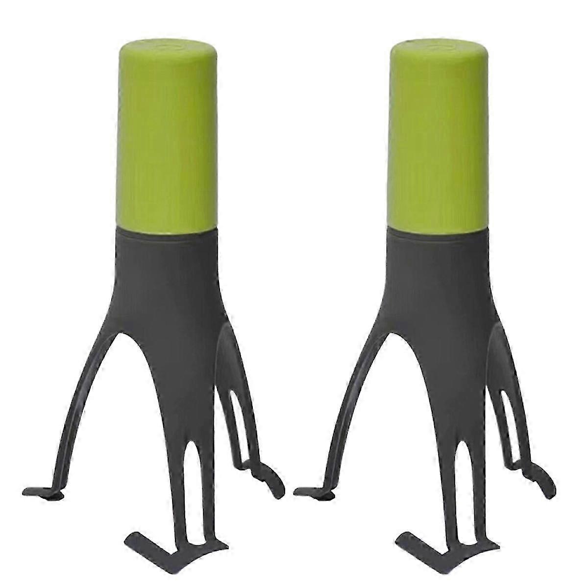 Triangular Egg Beater Mini Semi-Automatic Cream Mixer Green&Gray