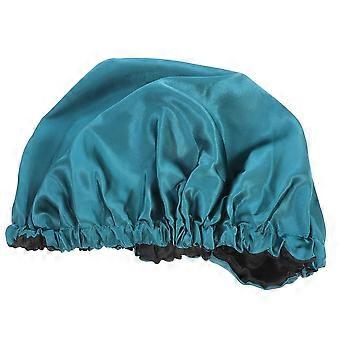 Large Reusable Shower Cap for Women Waterproof Hair Protection Breathable Elastic Fit