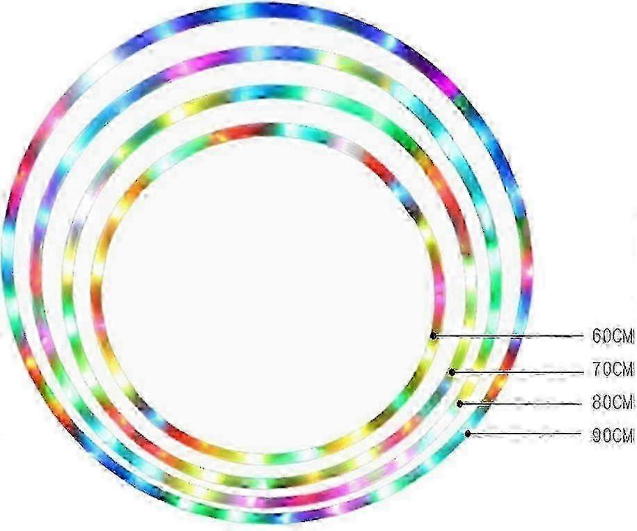 60cm Multicolor LED Light Up Hoop