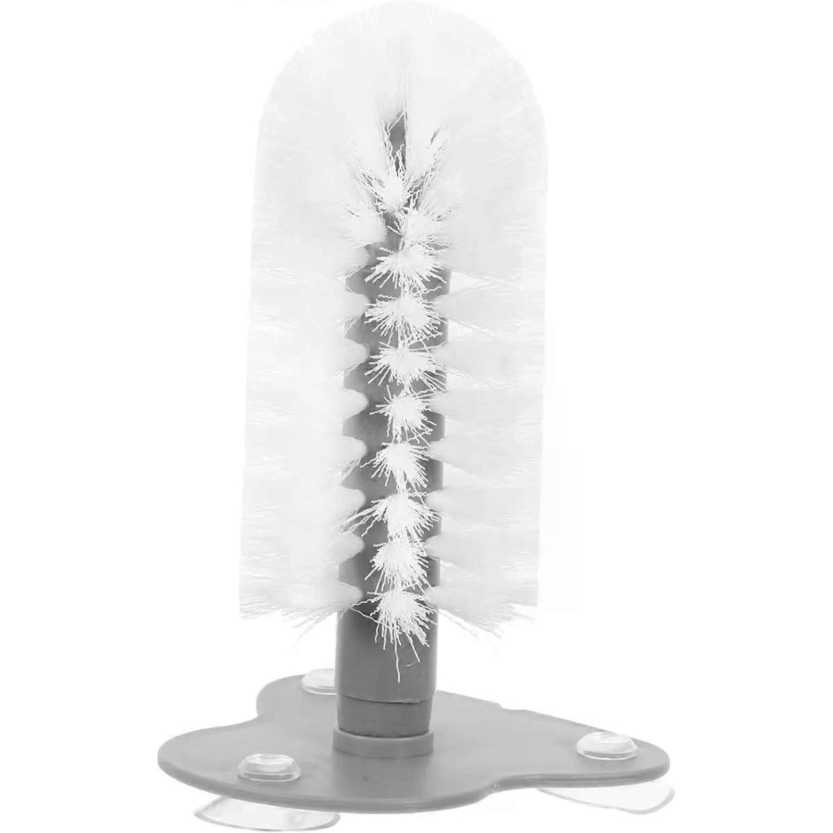 Shell Cleaning Brush Back Massage with Strong Suction Cup