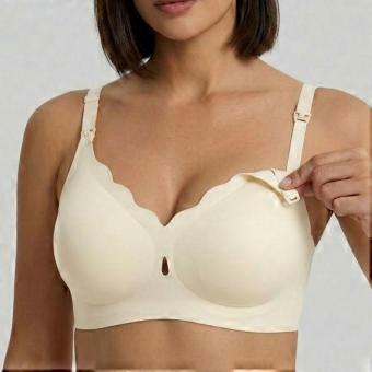 Reggiseno allattamento premaman plus size, stile europeo, con apertura frontale, per garantire comfort e praticità durante la gravidanza, il post-parto e l'allattamento.
