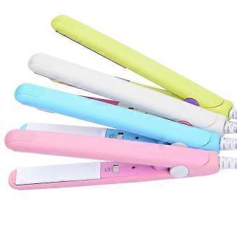 Travel Mini Hair Flat Iron Ceramic Tourmaline Hair Straightener With Travel Bag Dual Voltage Travel Iron-bj