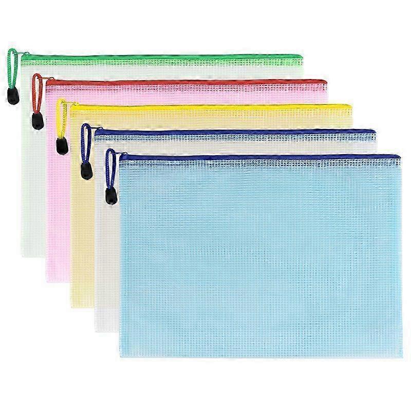 Premium Mesh Zipper Document Bags